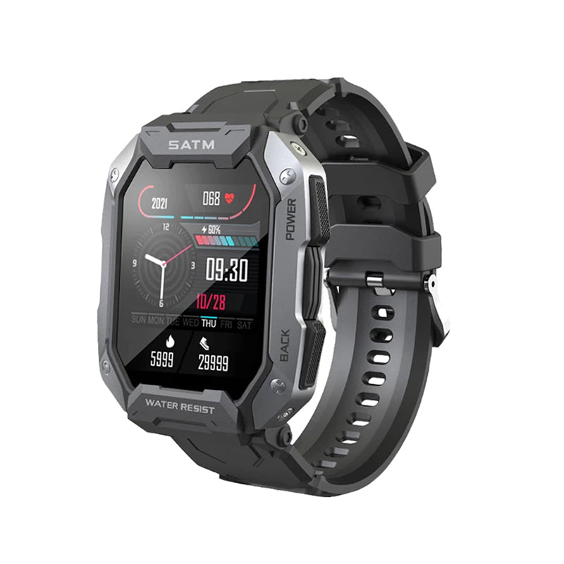 TacticalEdge Military Smartwatch: Rugged Men's Military Watches - Durable, Multi-Functional, Ideal for Outdoor Adventures