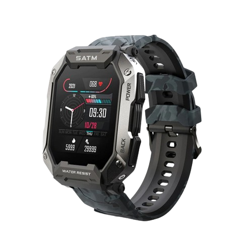 TacticalEdge Military Smartwatch: Rugged Men's Military Watches - Durable, Multi-Functional, Ideal for Outdoor Adventures