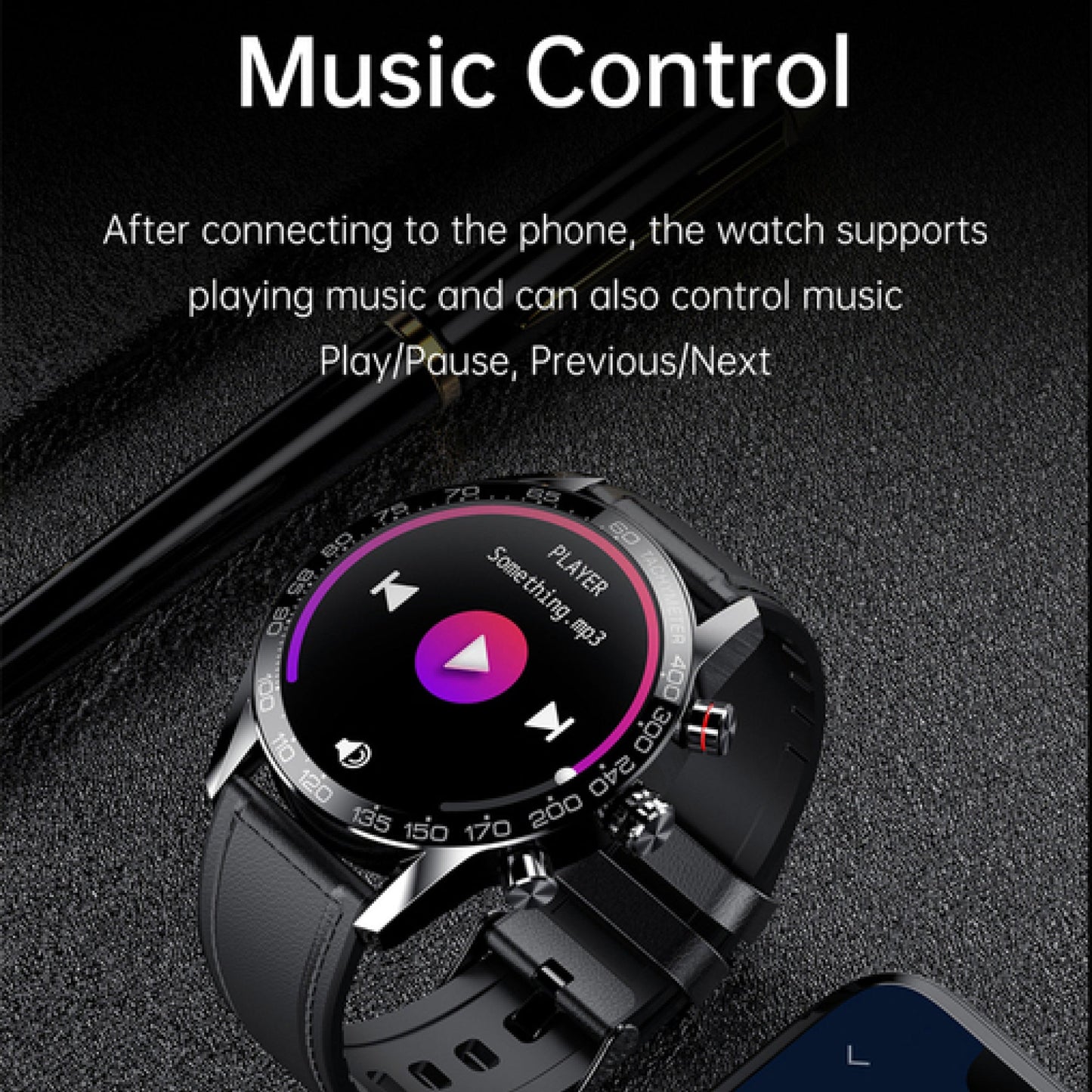 Lige Men's Smartwatch: Advanced Tech Meets Classic Style - Multi-Functional and Elegant Smart Watch for the Modern Man