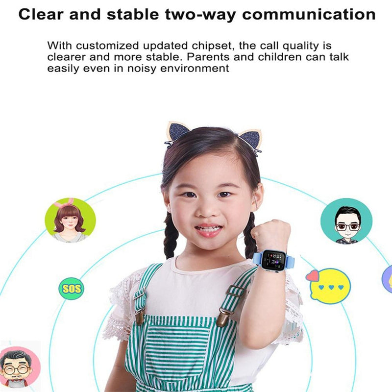 KidsConnect Smart Watch for girls and boys - Versatile Tracker Watch and Phone control for Children with Camera