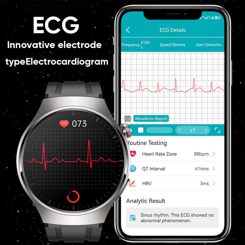 VitalTrack Health Smartwatch: Premium Blood Pressure and Heart Monitor Watch Advanced Health Insights for Wellness