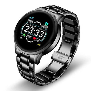 Open image in slideshow, Stainless Steel Black Smart Watch for Men Android Watch | LK 126®

