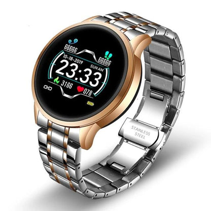 Stainless Steel Black Smart Watch for Men Android Watch | LK 126®